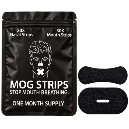 Breathe Kit pouch with nasal and mouth strips
